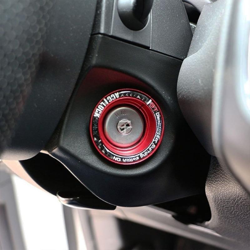 ITES5 2026 Aluminum Car Ignition Key Switch Ring Cover Key Hole Circle Stickers for Ford Focus 2 3 4 MK2 MK3 MK4 Kuga Escape Mondeo