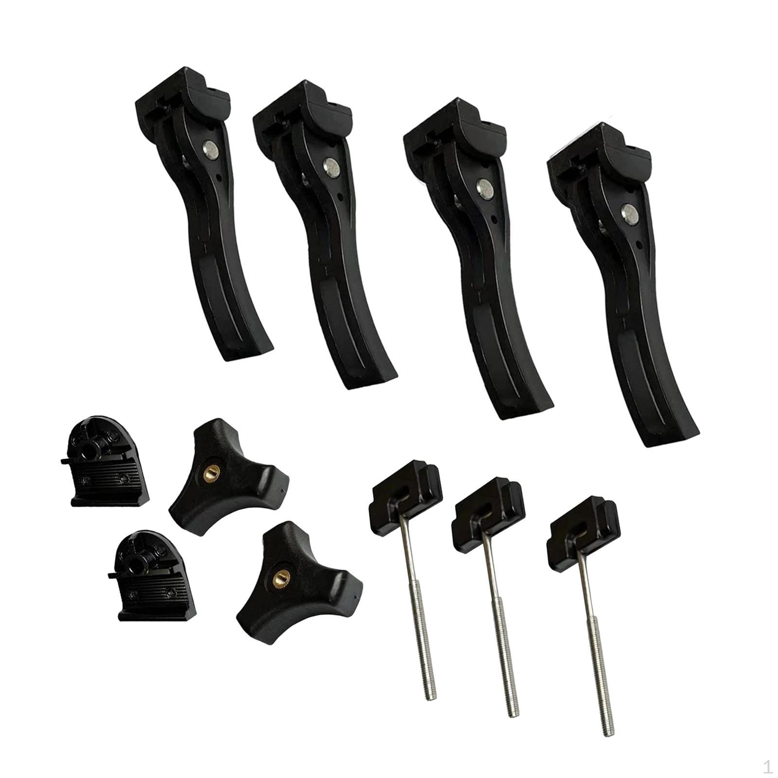 

11 Pieces Bed Cover Fasteners Screws Bolts Clamps for Hard Trifold Tonneau