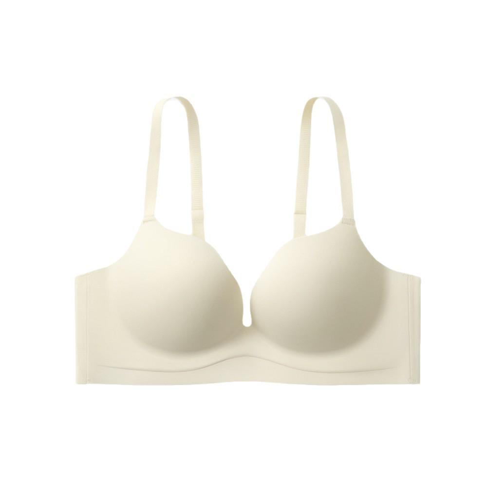 Seamless Wire-Free Lifting Bra for Small Breasts with Side-Boob Control S красный