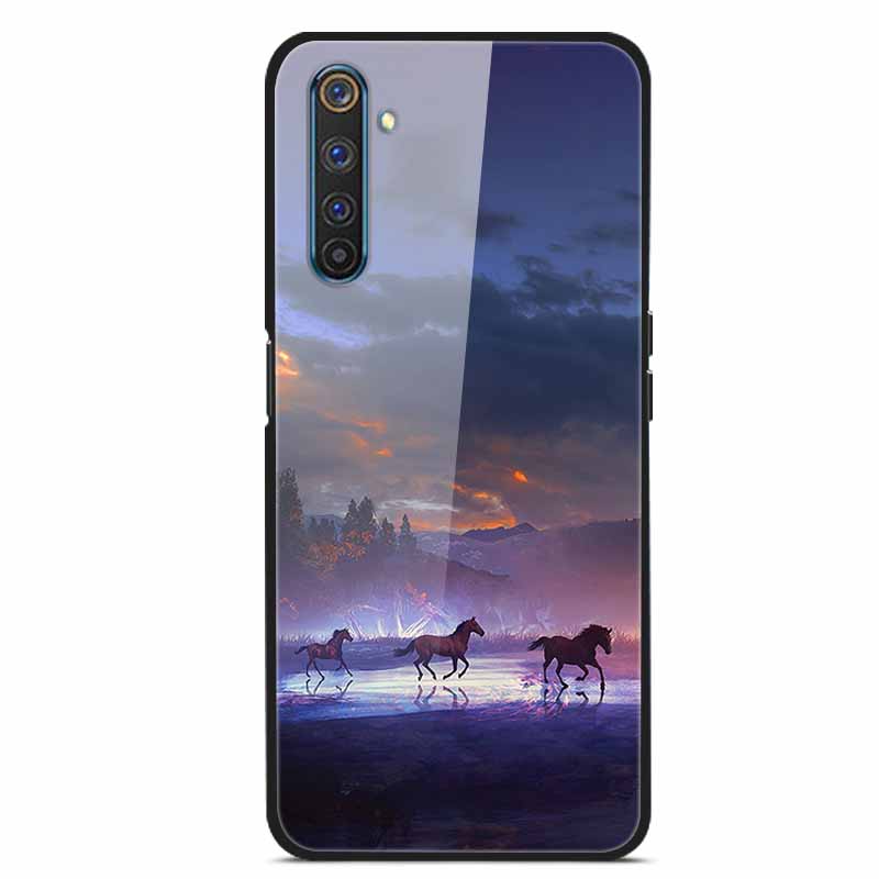 For Realme 6 Pro Tempered Glass Case for Realme 6 6S 6i Soft Bumper Hard Funda For Realme 6 Pro Phone Case Realme6 6 S 6i Cover