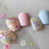 Embossed Realistic Dried Flower Nail Art Stickers - Japanese Style Graffiti Wildflowers