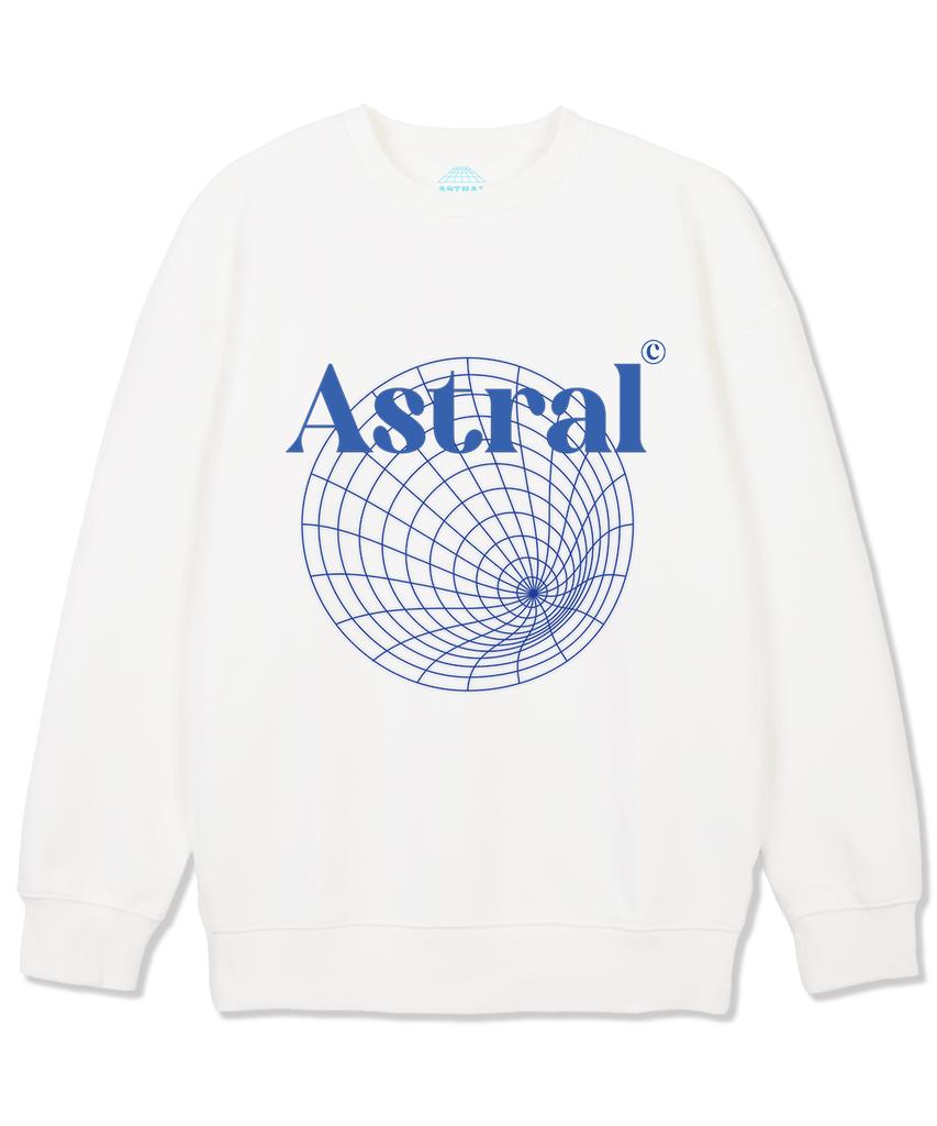 ASTRAL PROJECTION Astral Tunnel Loose Fit Sweatshirt_White