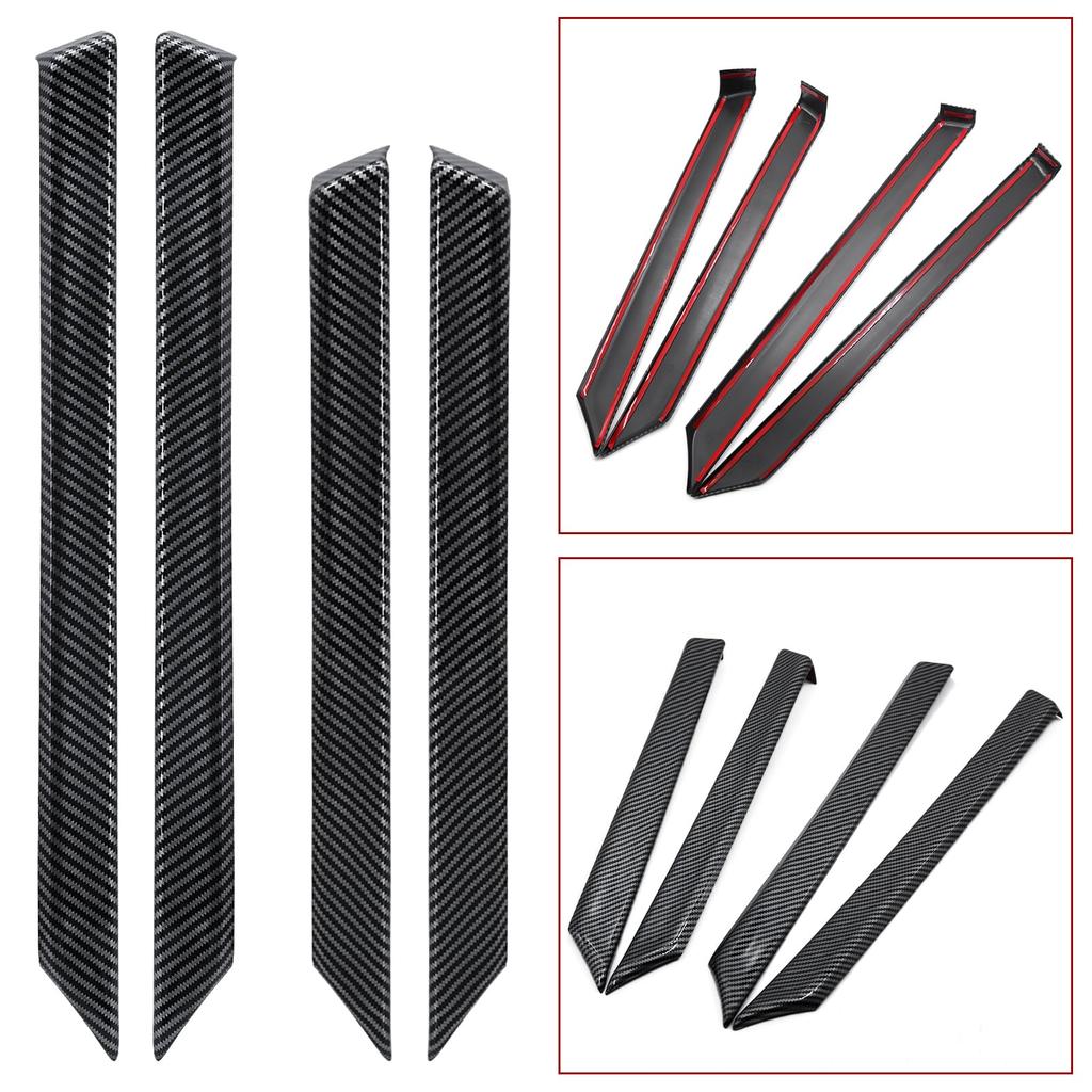 Inner door protection cover, carbon fiber garnish, suitable for the 10th generation Honda Civic. Interior parts, wear-resistant, protective trim,