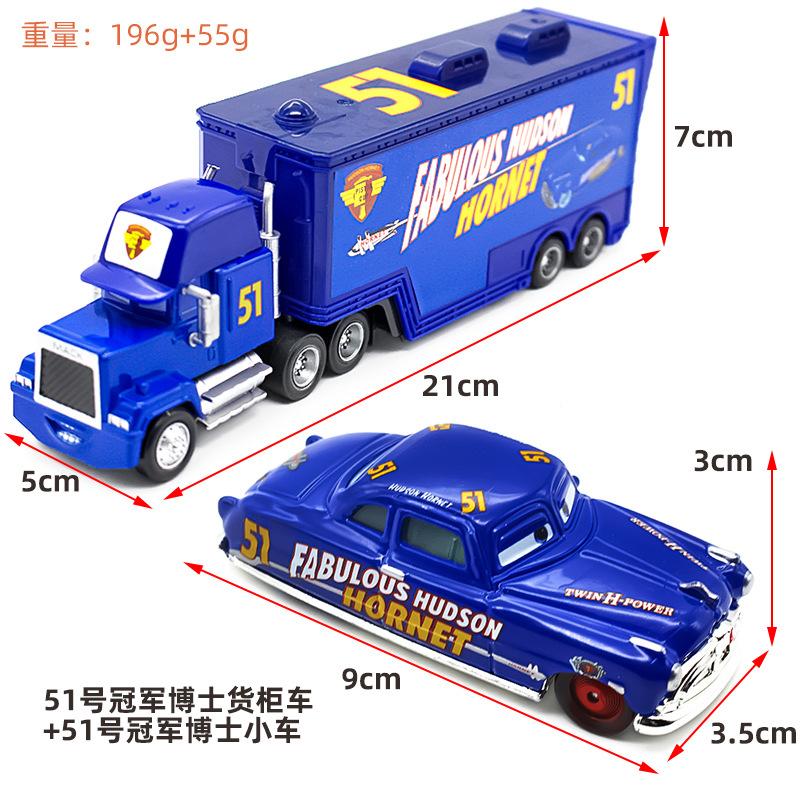 Disney Pixar Cars 3 Toys Car 1:55 Lightning Mcqueen Mack Uncle Truck Rescue Collection Alloy Car Model Children's Toy Gift
