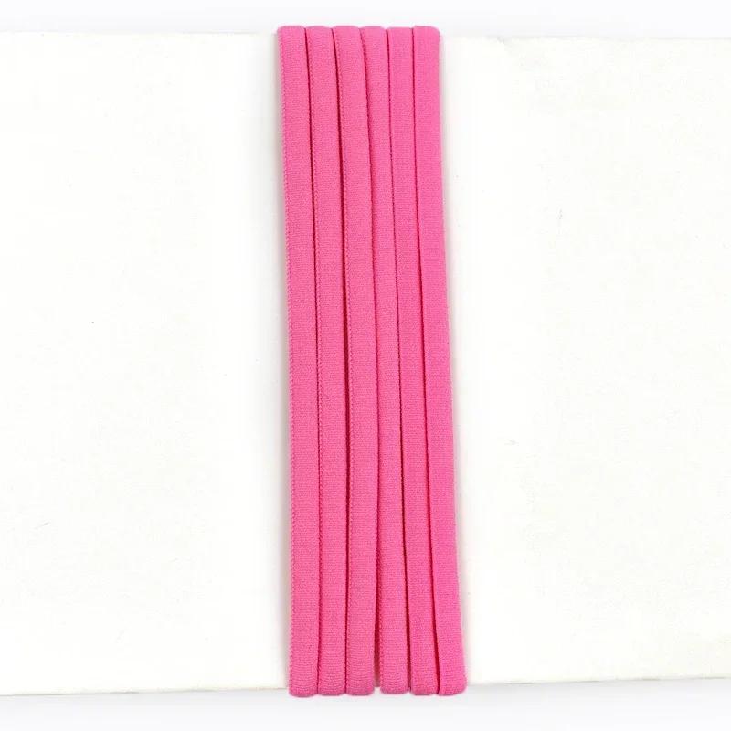 5/10/20Meters Elastic Band 3/5mm Colored Polyamide Rope Decor Rubber Tape Oil Core Hair Ring Stretch Ropes Sewing Accessories
