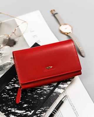 Classic, Leather Women's Wallet with a Snap Closure - Peterson
