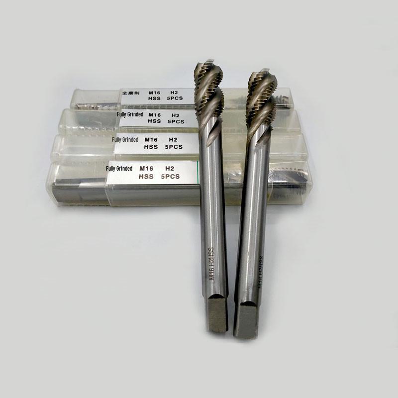 High-Speed Steel Spiral Fluted Tap Set M3-M16