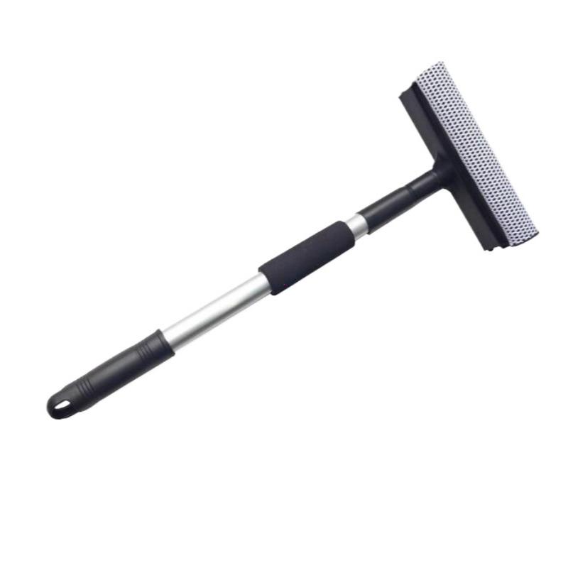 New Double-Sided Glass Brush T-Shaped Scraper With Extended Handle Detachable Double-Sided Cleaning Tool For Car Interior