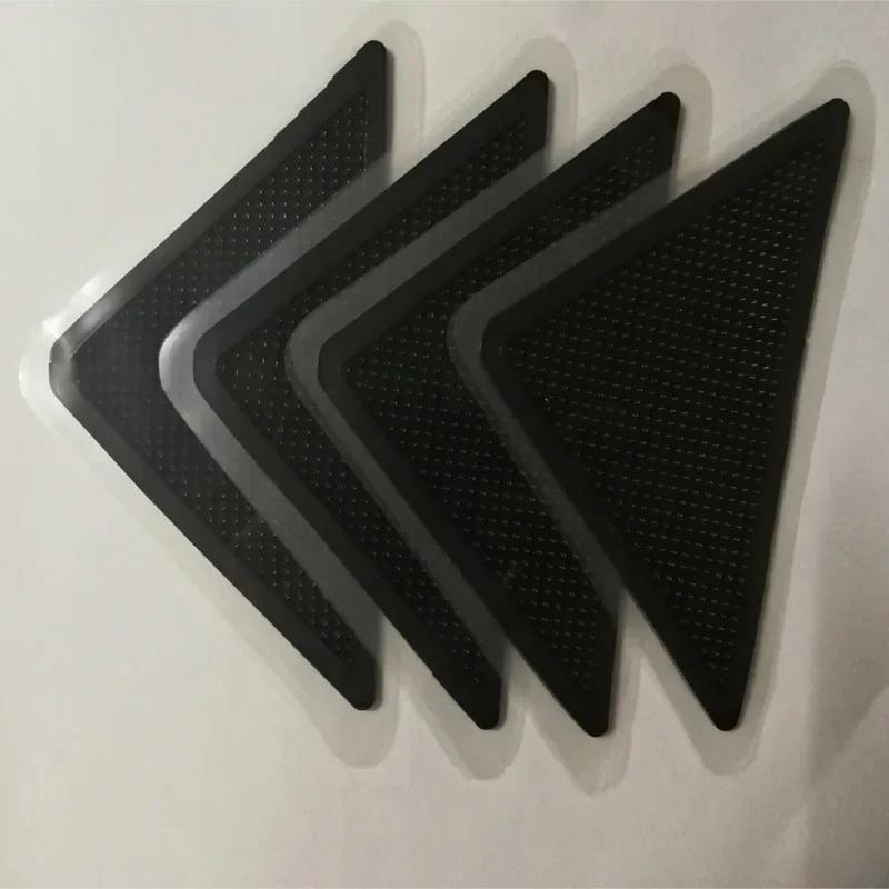 4PCs Carpet Non-slip Sticker Reusable Rug Grippers Anti Skid Corners Pads Non Slip Tape Mat Carpet Grip Stopper Sticker Tape