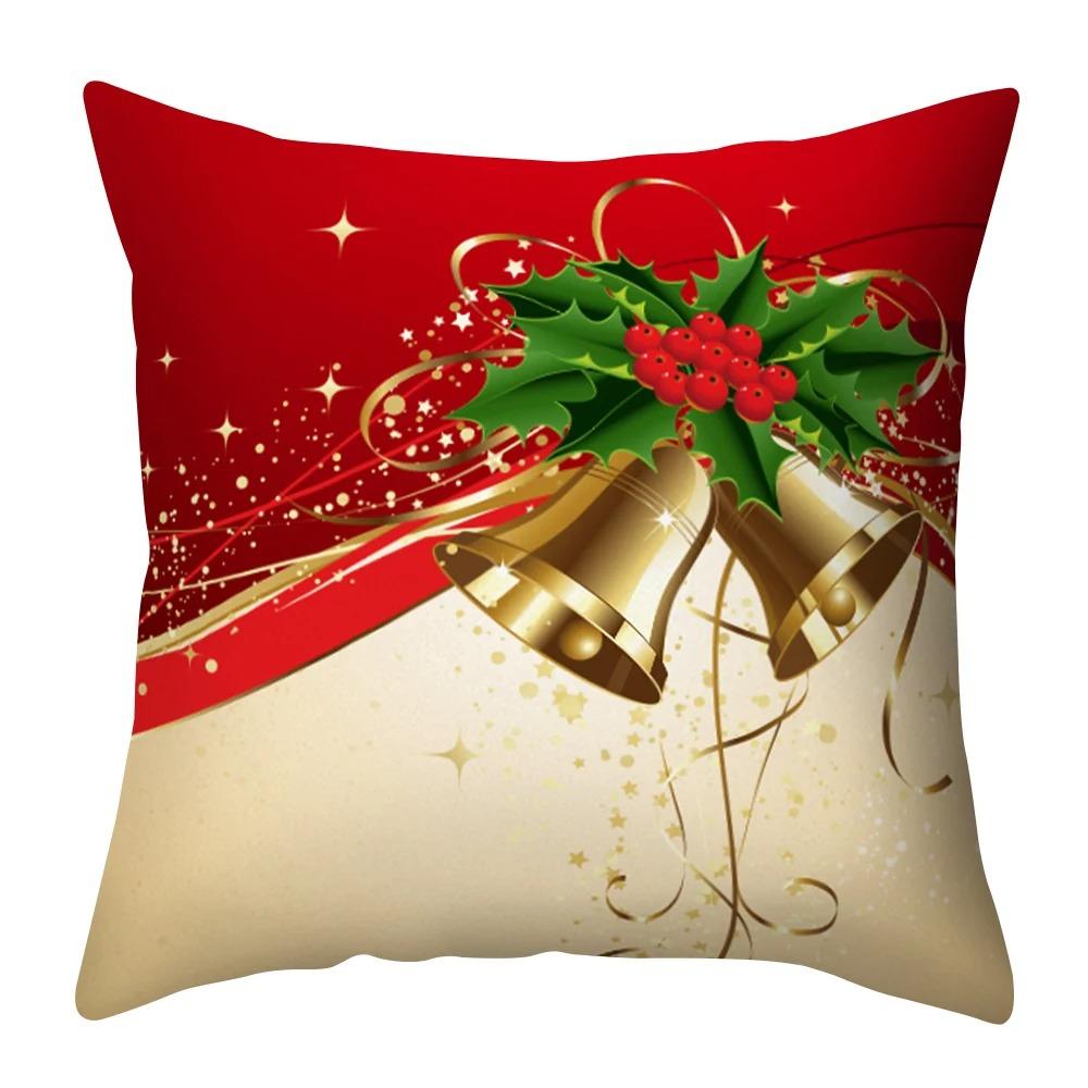 Weihnachts-Themed Kissenbezüge Auto Ornamente Büro Santa Claus Wohnzimmer Sofa Hause Kissenbezüge