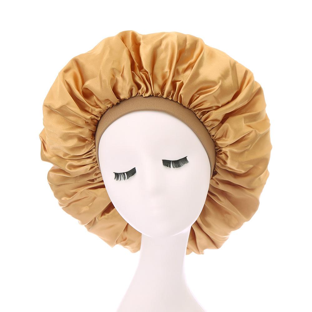 Extra Large Satin Sleep Cap: Wide Brim Headscarf for Hair Protection and Chemo Care