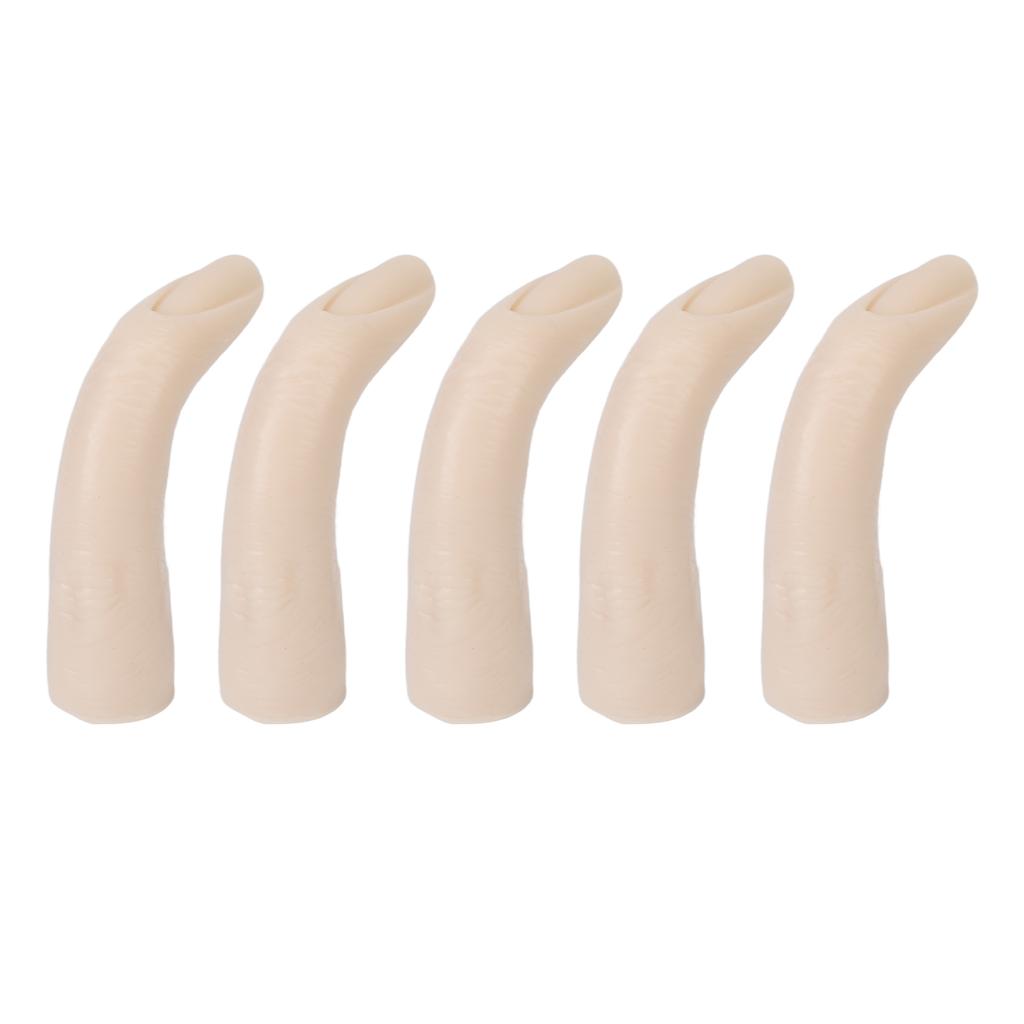 Silikon Übungsfinger für Tattoo Acrylnägel Übung Flexible Gelenke Nagel Finger