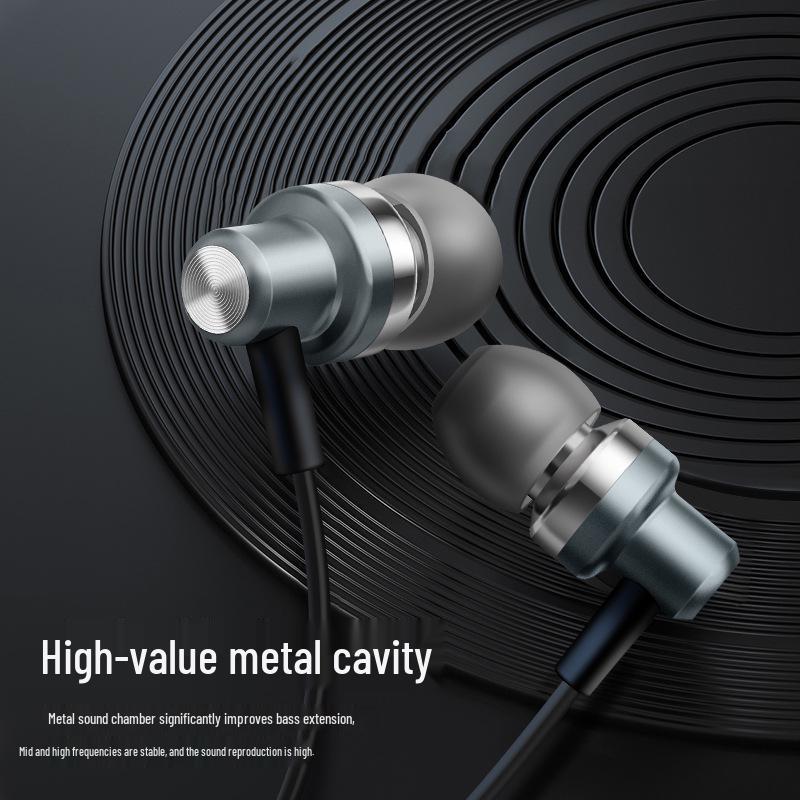 All-Metal Digital Stereo Type-C In-Ear Headphones for Samsung & Huawei