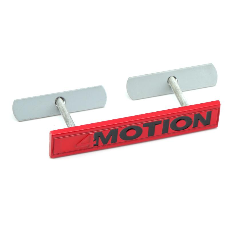4 Motion Logo Car Stickers Emblem Badge Decals Front Hood Grille for Volkswagen SUV VW Multivan Tiguan Highline 4motion Touareg Zd2