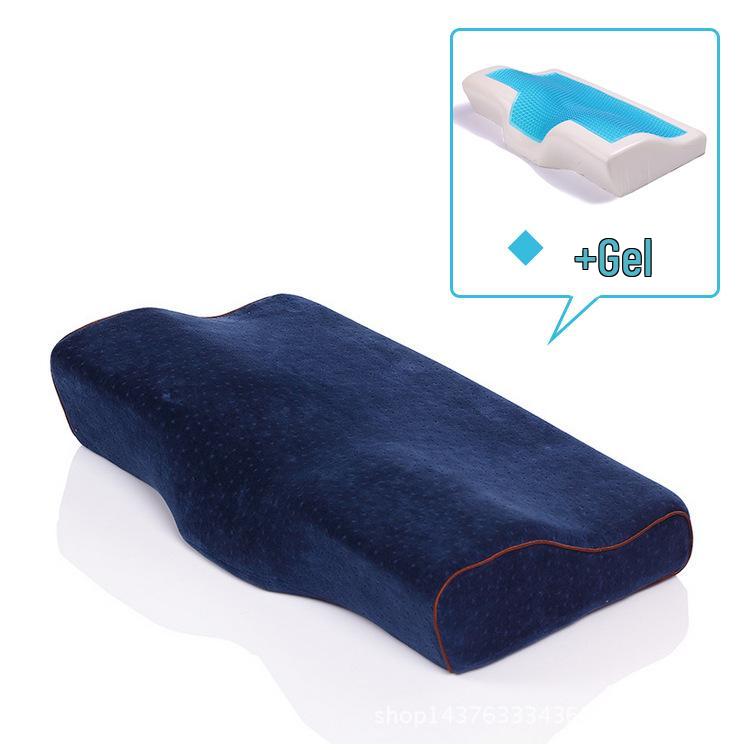 Gel Memory Foam Butterfly Pillow - Slow Rebound, Cool Touch Summer Sleeping Cushion