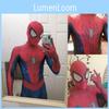 Das Erstaunliche Spider-Man Cosplay Kostüm Für Halloween Perfekte Nähte Exquisite Verarbeitung