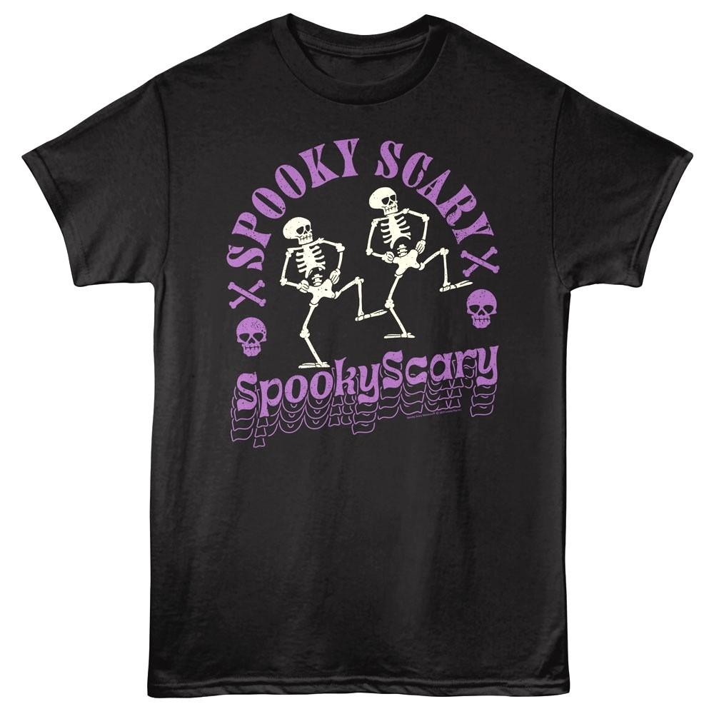Spooky Scary Skeletons Dancing Men T Shirt XXXL