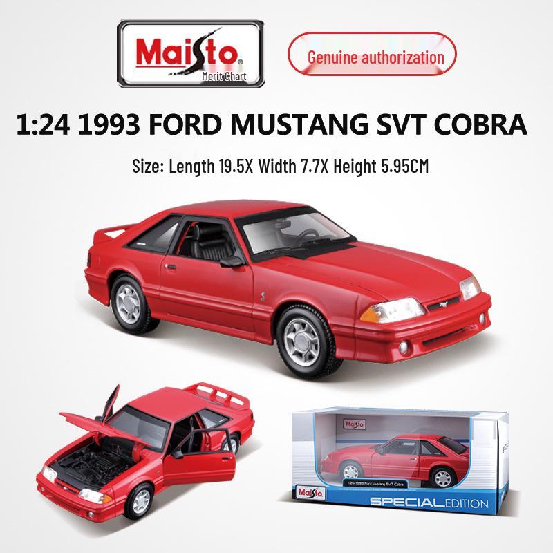 

Maisto 1:24 Ford Mustang SVT Alloy Model Car Toy Collection