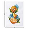Cute Orange Bird Throw Blanket for winter Heavy Luxury Throw Personalized Gift Blankets
