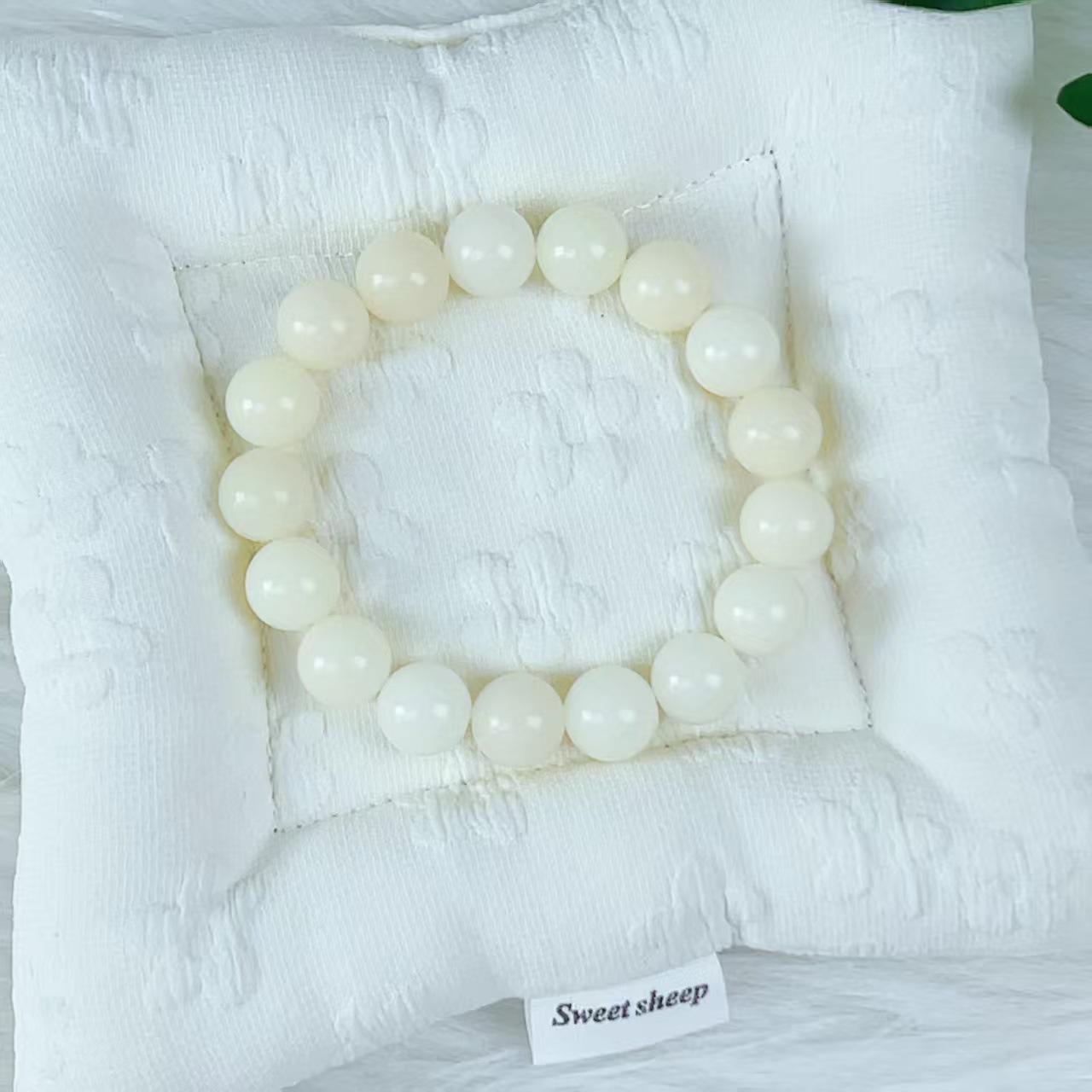 Natural Bodhi Root Pink & Purple Buddhist Prayer Beads Bracelet with Wénwán Ring