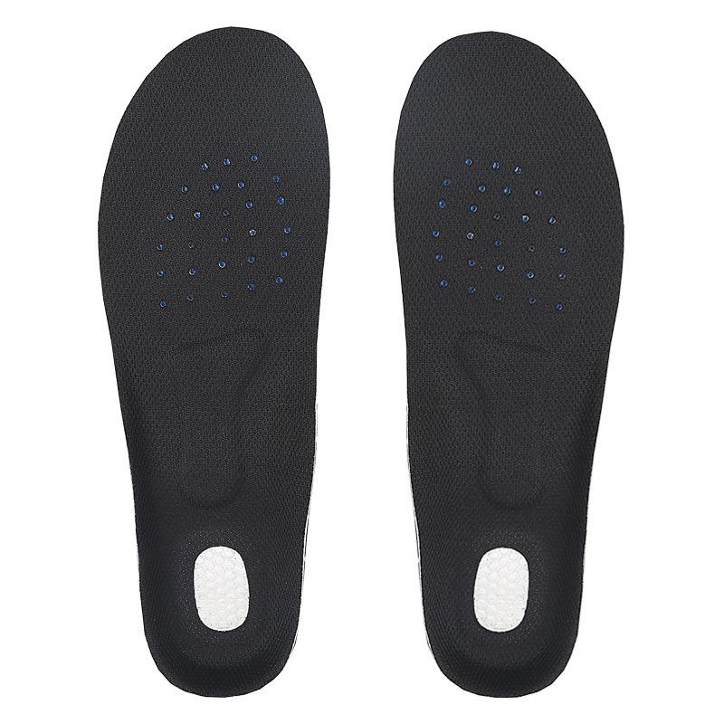 

Breathable Sweat Absorption Shock Absorption Elastic Buffer Military Training Insole Sweat Absorption Sports Insole EVA Gel Basketball Running L 40-46