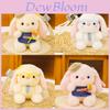 Bunny Lolita Plush Keychain Cute Hanging Doll For Bag Decor And Gift