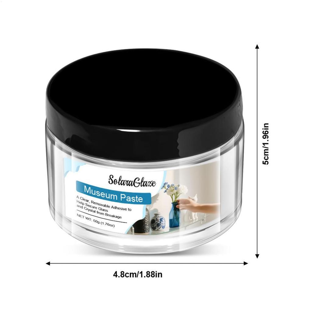 Museum Paste 50g Removable Reusable Mounting Putty Clear Adhesive for Exhibit Ceramic Artifact Photo Poster Wall Hanging Safe