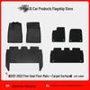 Waterproof TPE Floor & Trunk Mats for 2022 Tesla Model X (LHD & RHD)