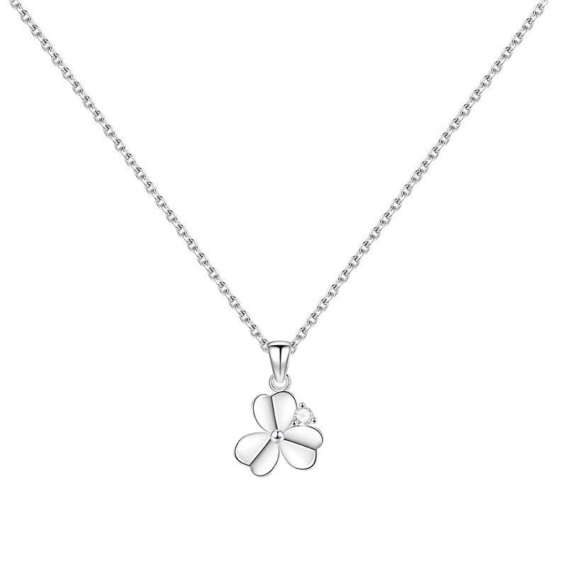 

Ожерелье с тремя листочками клевера для женщин, новый Lucky Light, роскошный нишевый дизайн, высококачественный темпераментный свитер, цепочка в подарок