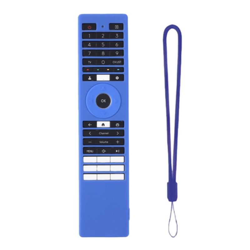 Soft Remote Skin Thickened Remote Protectors Silicone Case Easy Carrying Case Silicone Texture Suitable for ERF3A98T
