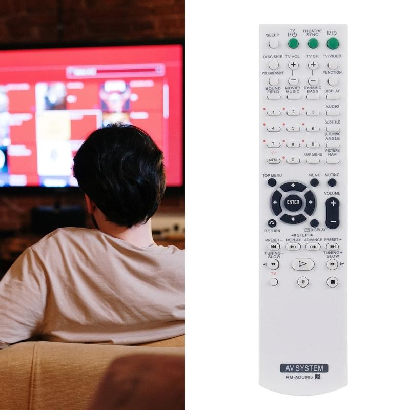 Universal Receiver Remote Control RM-ADU003 Replacement Compatible for DAV-DX155 DX255 DX315 DZ120 1-10m Distance