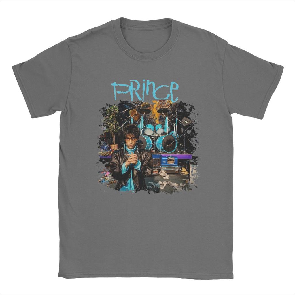 Magliette Novità Prince Rogers Nelson da Uomo Girocollo 100% Cotone Manica Corta T-Shirt Abbigliamento Taglie Forti