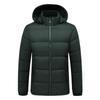 CEEN Lightweight Down Jacket for Fall and Lightweight and Comfortable for Outdoor Casual Hooded Warm and Warm for Commuting and Solid Unisex Men's