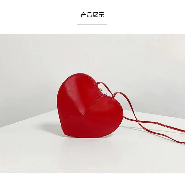 

Spring And Summer Love Shoulder Messenger Bag Bag Small Bag Mobile Phone Bag Peach Heart Women S Bag Versatile Mini Messenger Bag