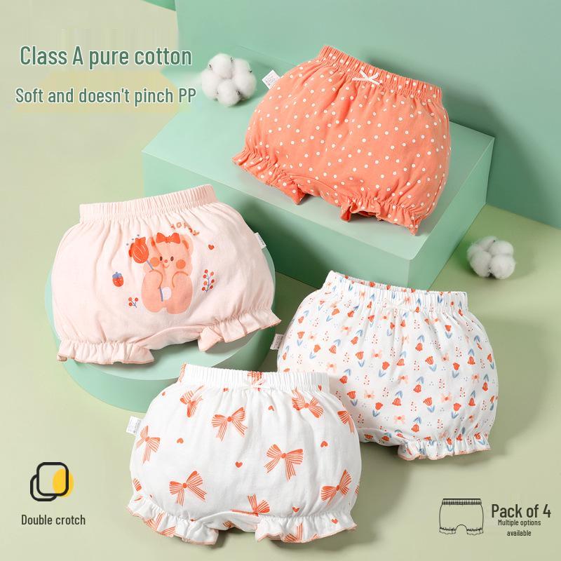 

Children s Cotton Boxer Briefs - 2025 Upgrade with Double-Layered Crotch 100 cm