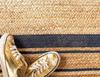 Jute Rug Natural Carpet Rectangle 100% Natural Fiber Area Living Rug Handmade Look