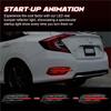 LED Rear Bumper Brake Light Reflector For Honda Civic 2016- Tail Light Dynamic Turn Signal Functionality