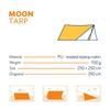Ticket To The Moon Outdoor Camping Tarp Moon Tarp Japanese 41203 [Official Product]
