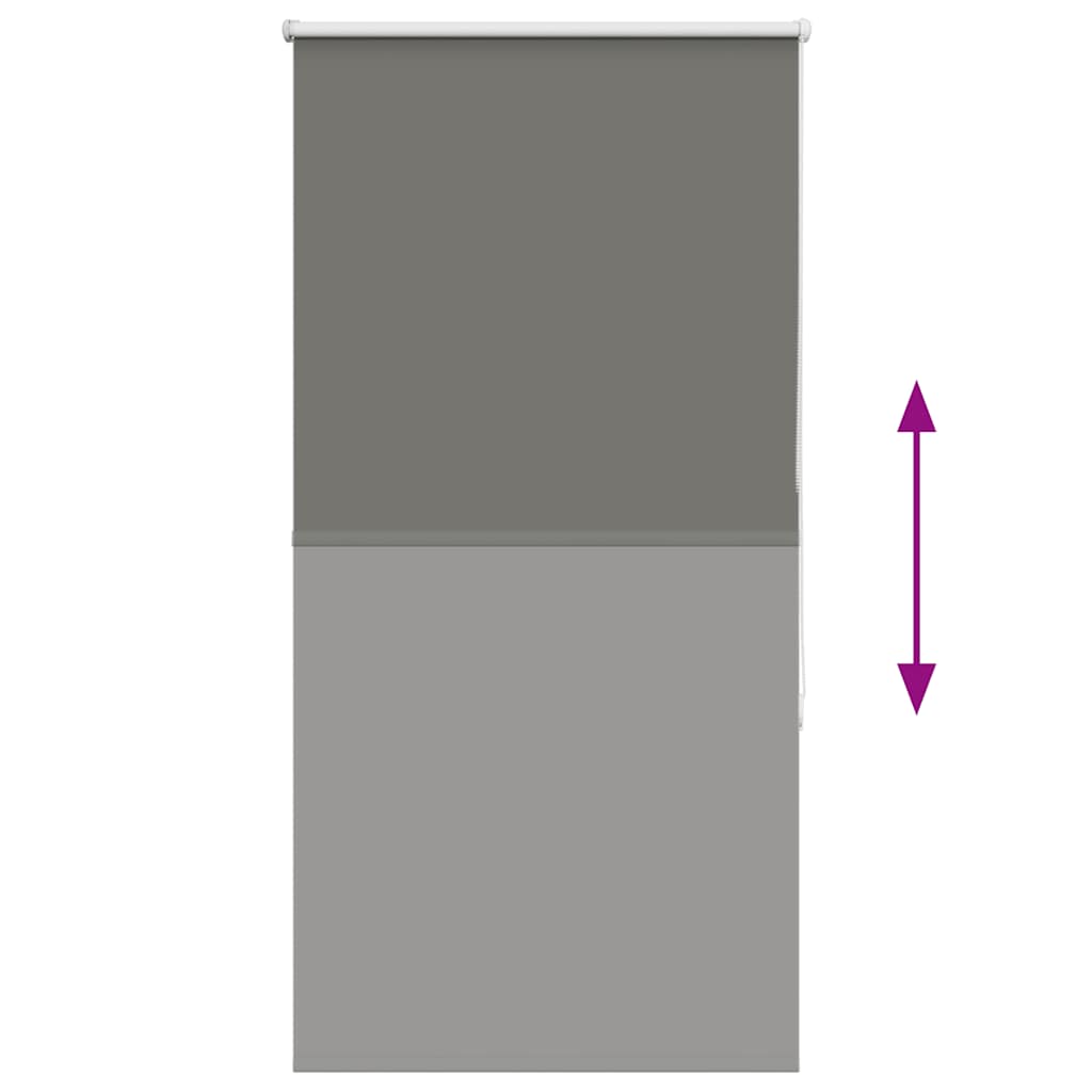 Zatemňovací roleta Šedá 70x130 cm Šířka látky 65,7 cm Polyester