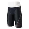 Mizuno N2MBA031 FX SONIC SYNERGY Half World Aquatics Size 96 Size 2XS Spats, Men's, (FINA) Approved, (Black/Red),