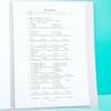 A4 File Folder Data Book 30 Pages Waterproof Booklet School Data Storage Office Management Storage Information Books Protectors