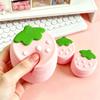 Squishy Simulated Strawberry Cake Fidget Toys Slow Rising Antistress Squeeze Toy Anxiety Gifts For Adult Fun Relief Squeeze Toys