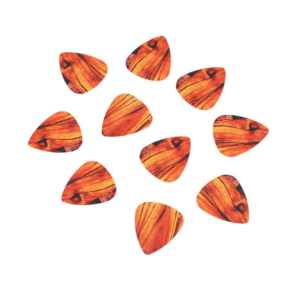 10pcs Plastic Guitar Plectrum Set Bass Ukelele Pick Musical Instrument Accessory