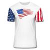 USA Distressed Flag Men T Shirt Patriotic American Tee Stars and Stripes T-Shirt