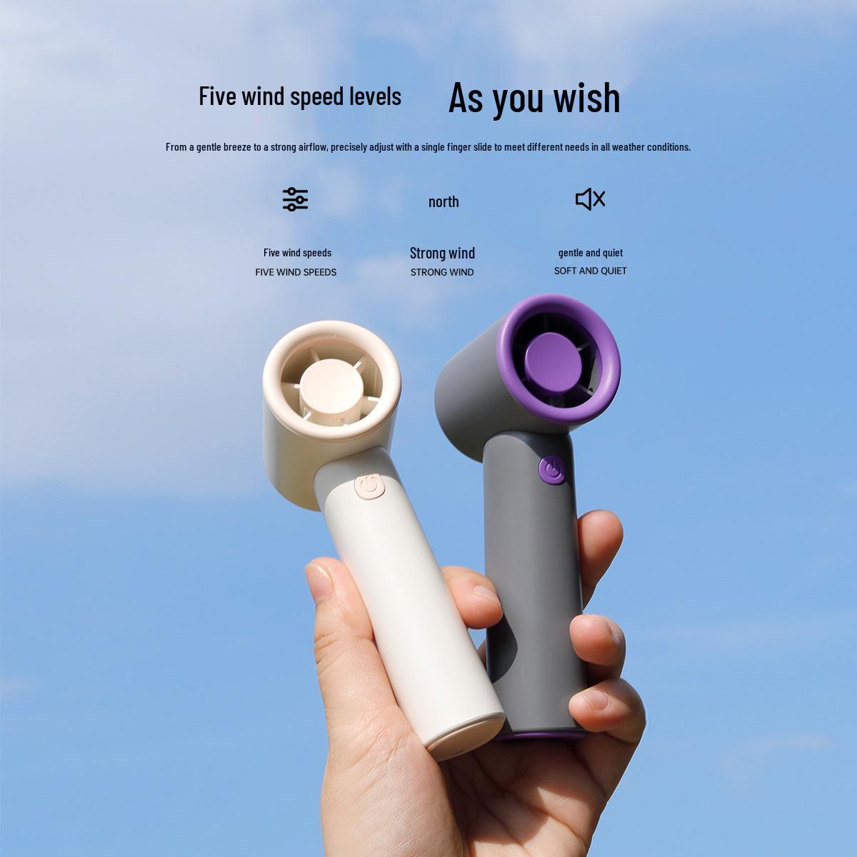 Portable High-Speed Mini USB Rechargeable Handheld Fan G01