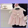 Girl Summer Dress Cotton Princess Sleeveless Dress For Toddler Girls Fashionable Summer Outfit