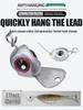 Platine oscillante Oeil de poisson Mousqueton rapide Moule Texas Anti-accrochage Hameçon Leste Hameçon crankbait