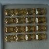51 Pcs Lot Natural Peach Sapphire Emerald Cut 7x5mm Certified Loose Gemstones