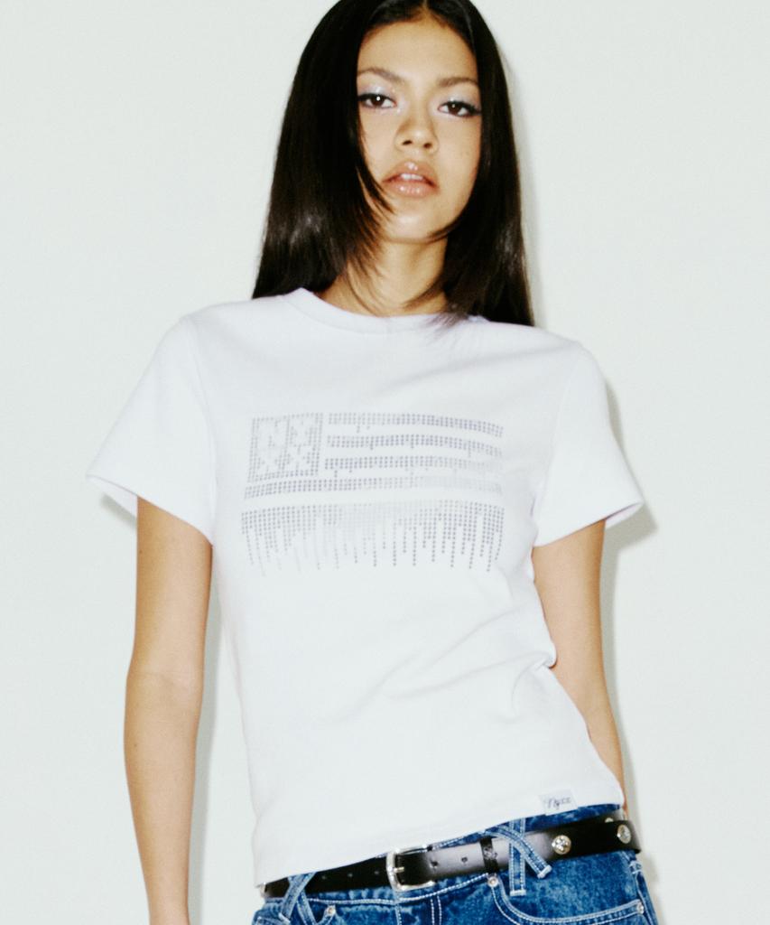 NYXX Metal Nyx Flag Tee White