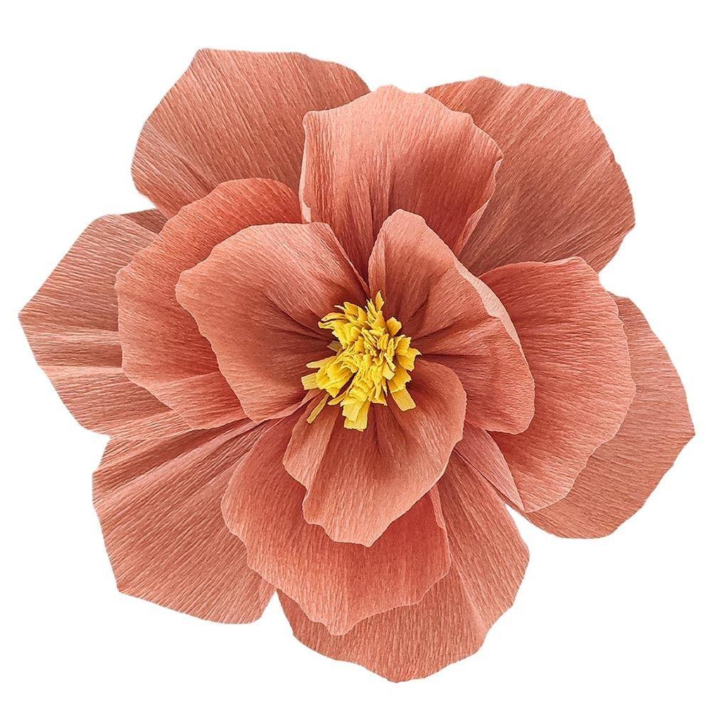 Birthday Party Wall Kindergarten Flower Three-Dimensional Flower Crepe Paper Flower DIY Background